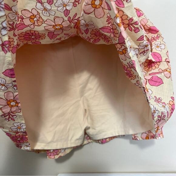 Cat & Jack  Girls Skort Light Pink Floral Print NWT Sz 10/12 - Picture 4 of 6